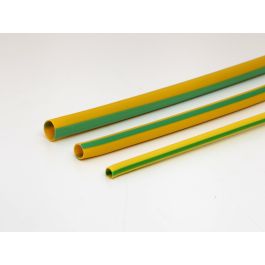 Green/yellow tierra una cubierta de PVC Sleeving 4 Mm X 5m 