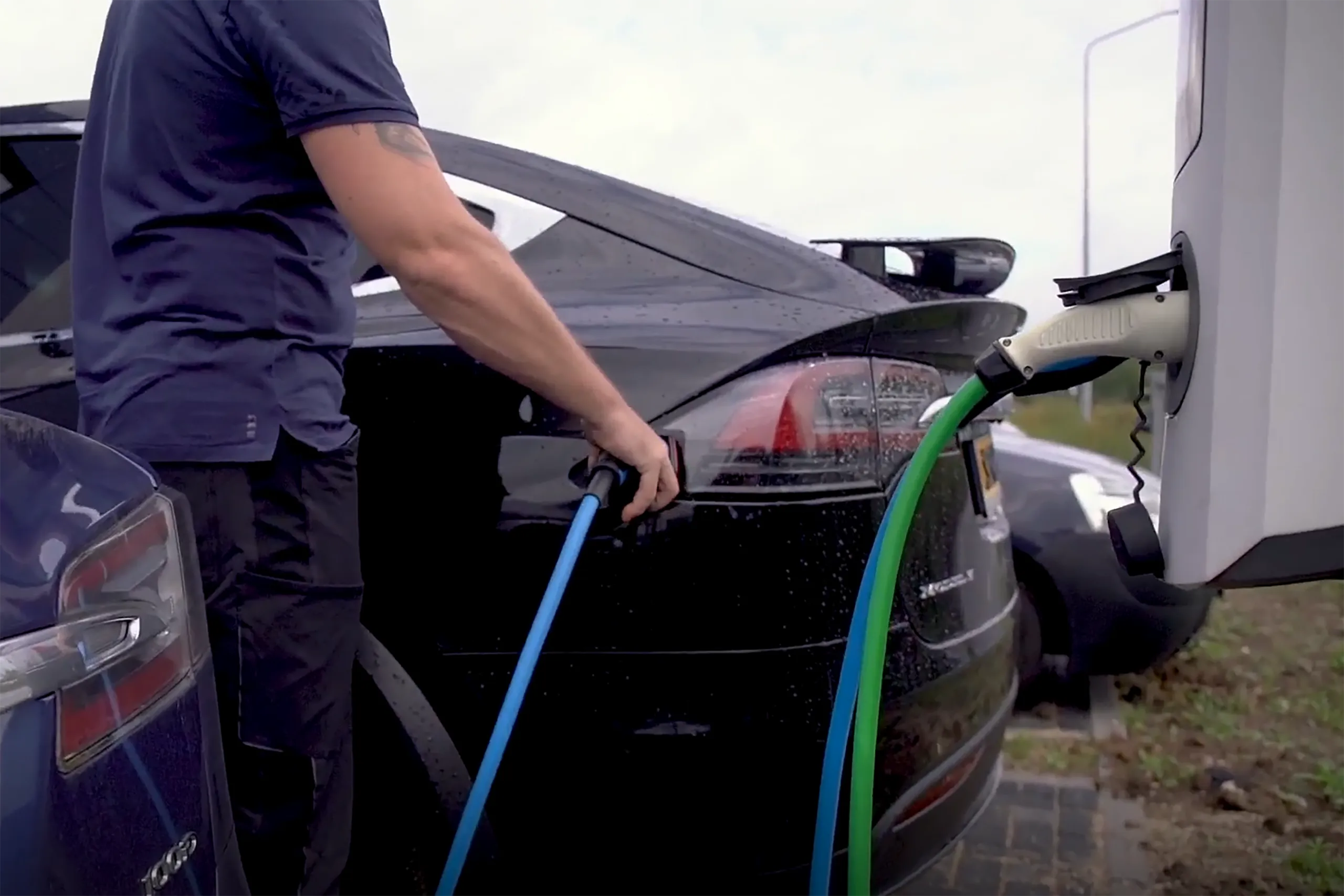 electric charging ports in car parks sustainability changes