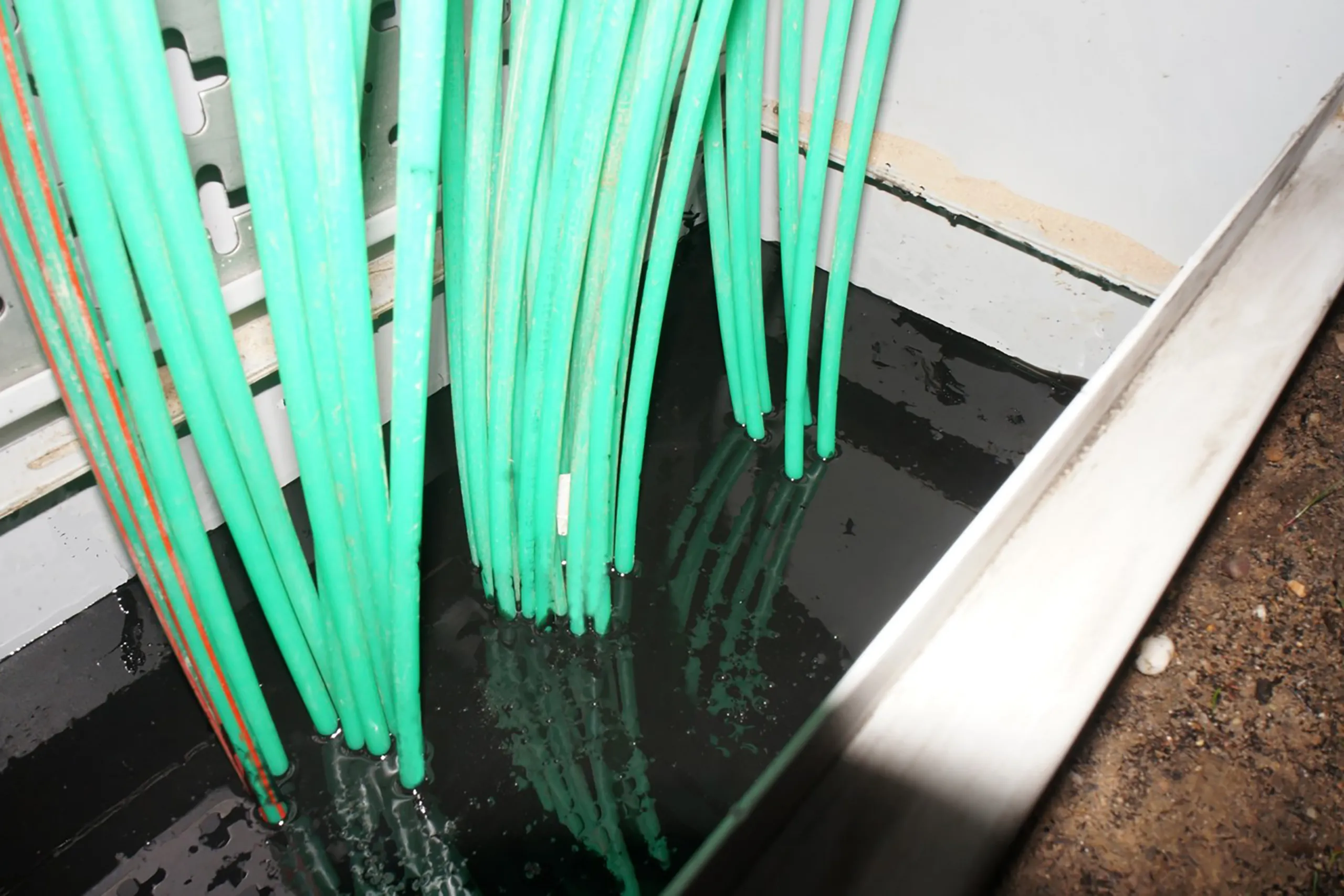 cable protection installation from ingress