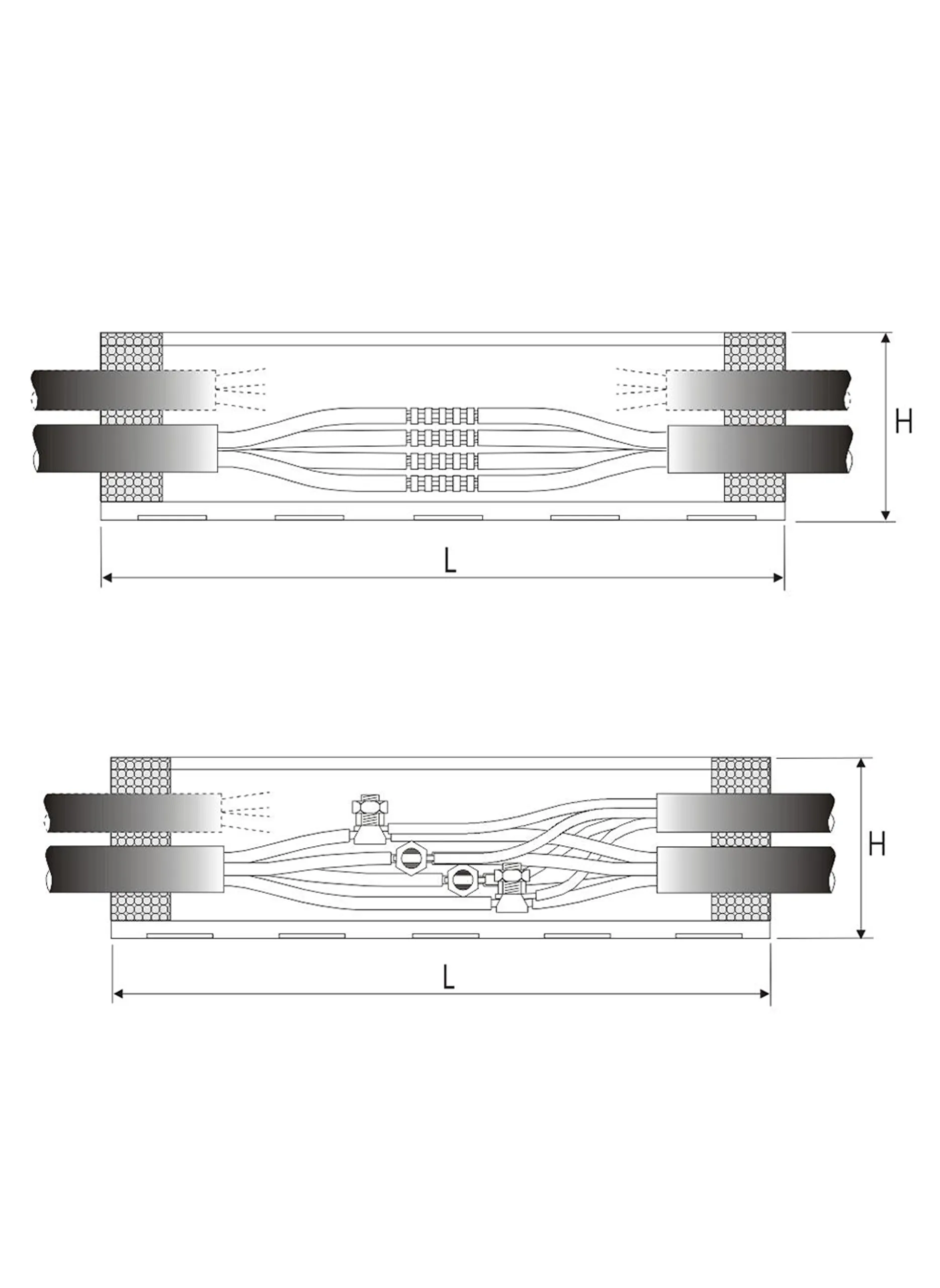 branch cast resin joints diagram