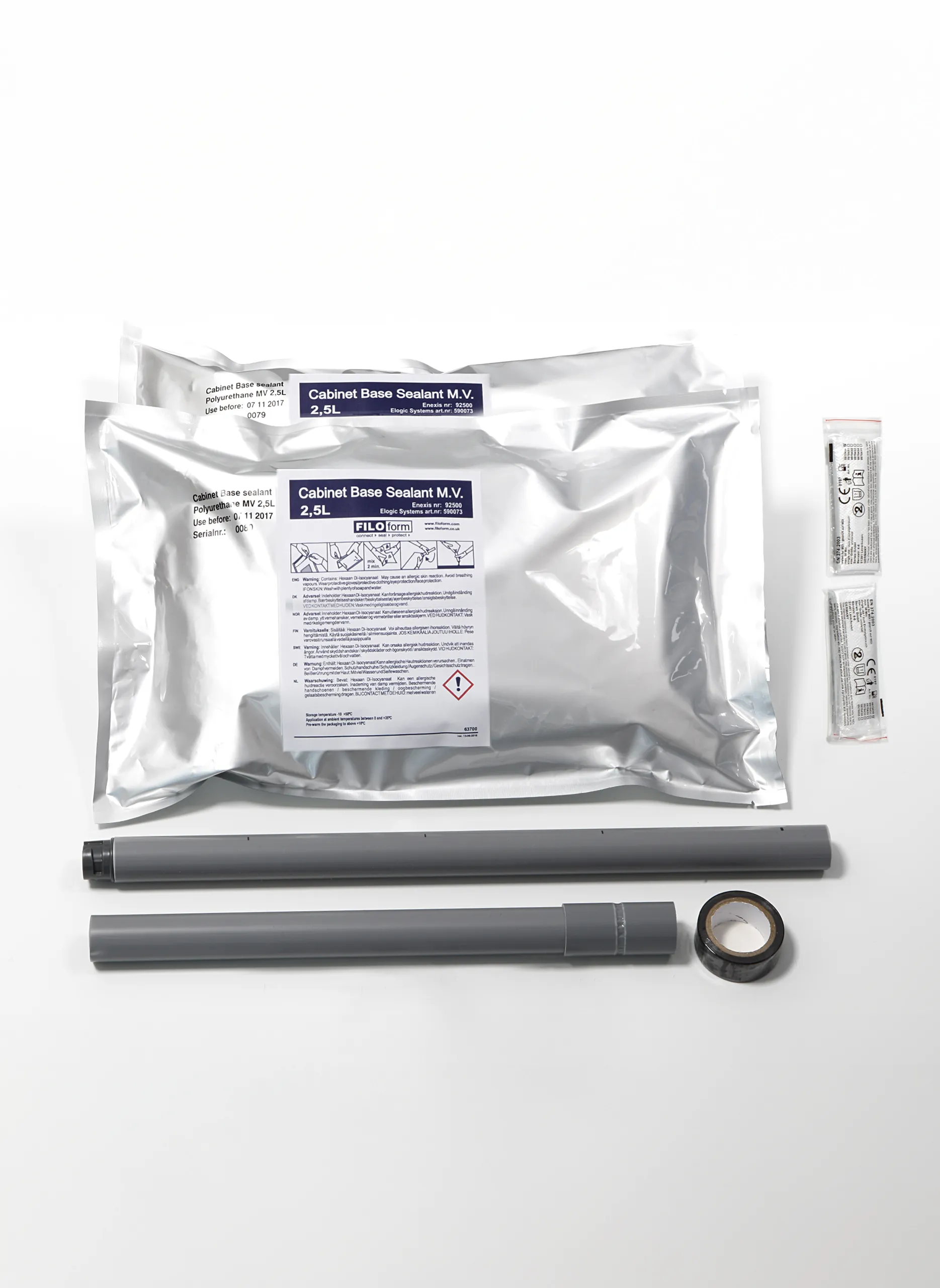 cabinent base sealant black set