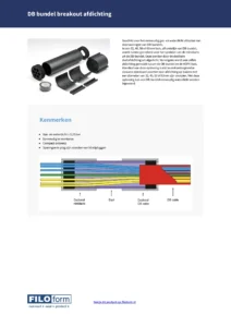 DB Bundle Breakout Seal Technical Data Sheet (NL)