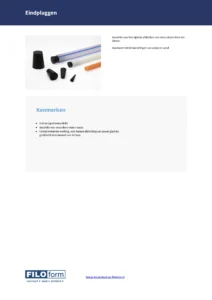 End Plugs Technical Data Sheet (NL)