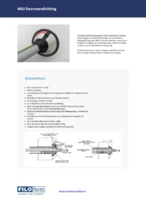MD2 Duct Sealing System Technical Data Sheet (NL)