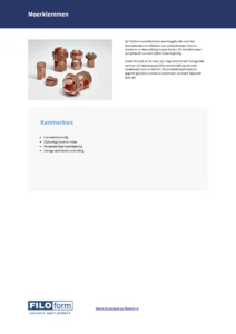Fiche technique du connecteur à boulon fendu à dérivation (NL)