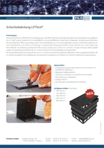 Manhole Cover LIFTlock Brochure (DE)
