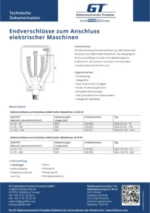 Parallel House Connection Sleeve Type HM-A Technical Data Sheet (DE)