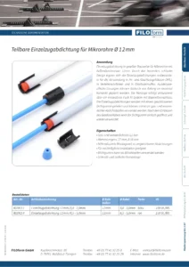 EZA 12mm Slim Technical Data Sheet (DE)