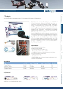 Filoseal+ Technical Data Sheet (DE)