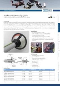 MD2 Technical Data Sheet (DE)