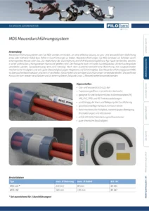 MD5 Technical Data Sheet (DE)