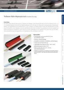 Pipe Repair Technical Data Sheet (DE)