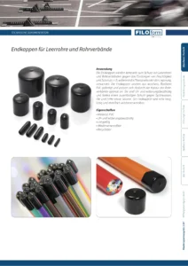 PVC End Caps Technical Data Sheet (DE)
