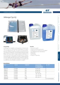 Silicone Gel GQ Technical Data Sheet (DE)