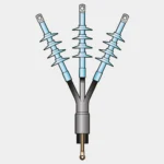 outdoor medium voltage heatshrink terminations three core drawing