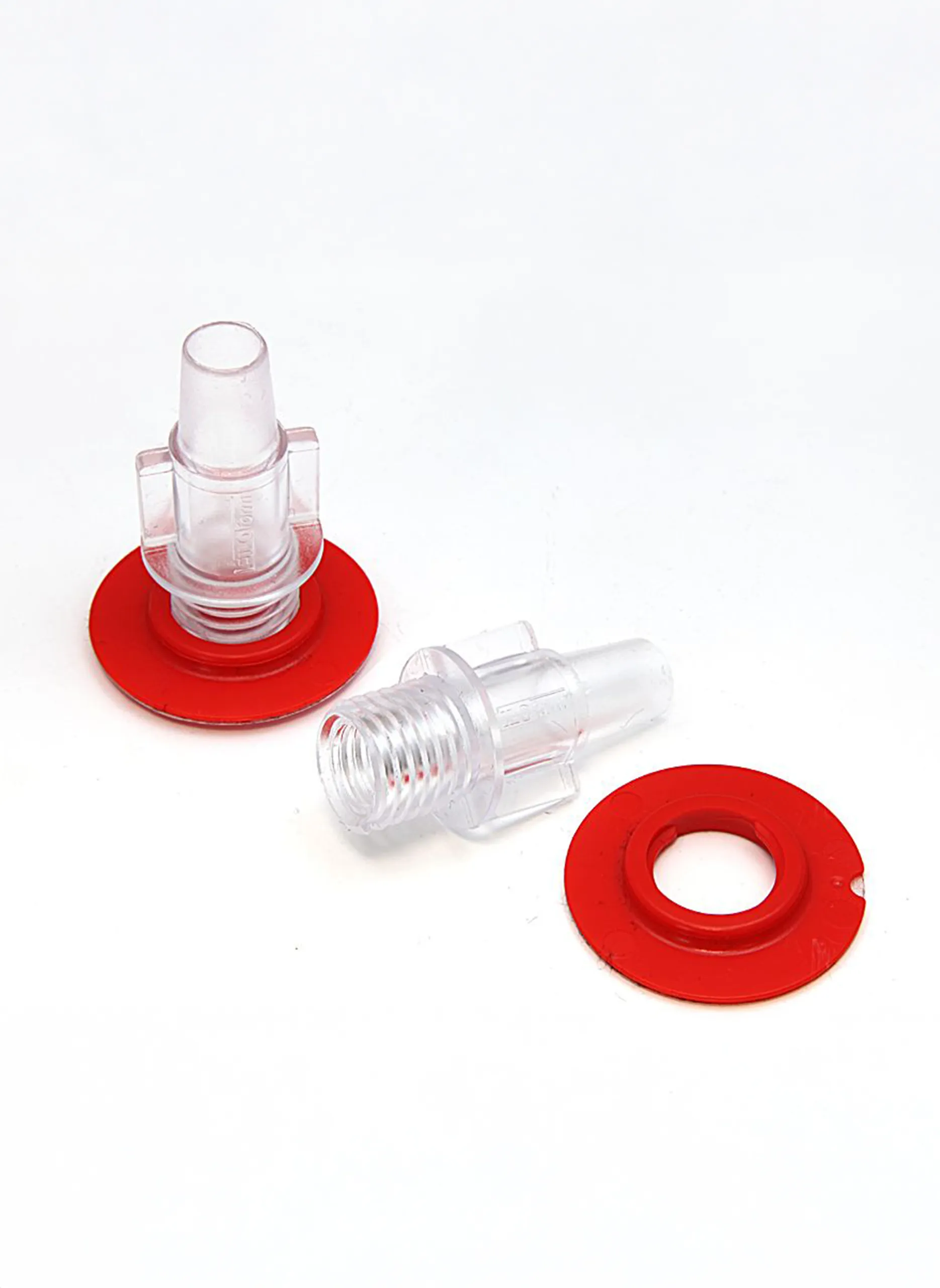 screw type nipple for plastic bags filoform