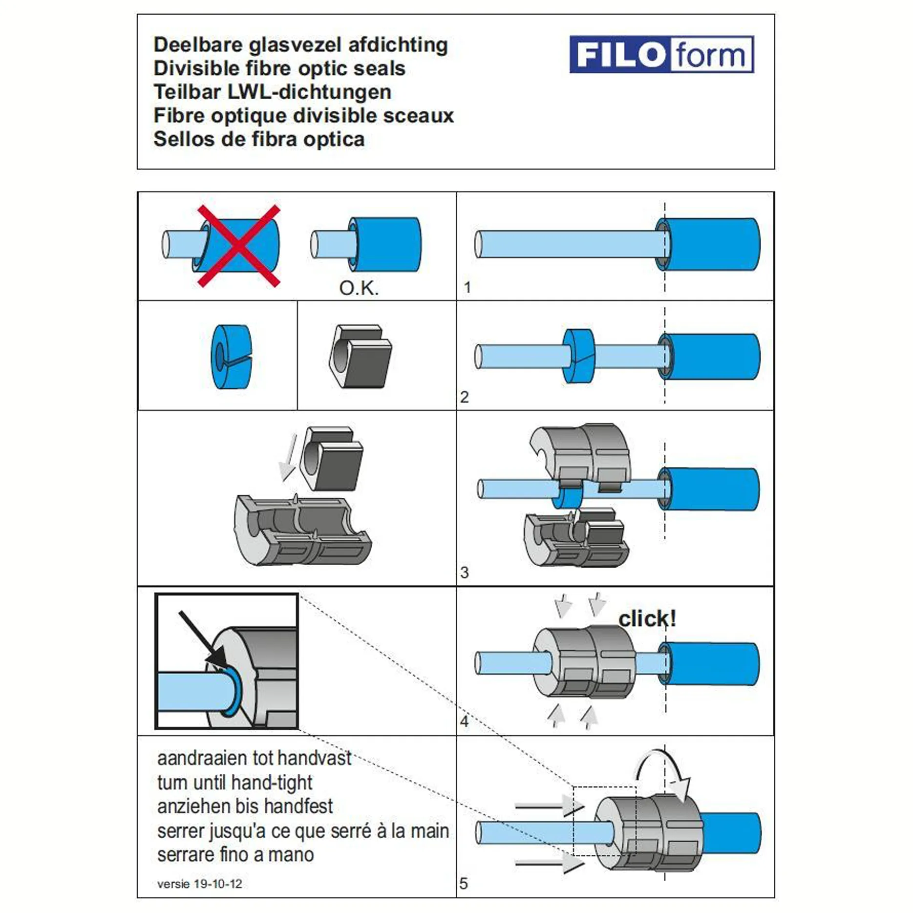 10 25mm duct seals divisible instructions