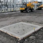 Beton-Füllabdeckungen vor Ort