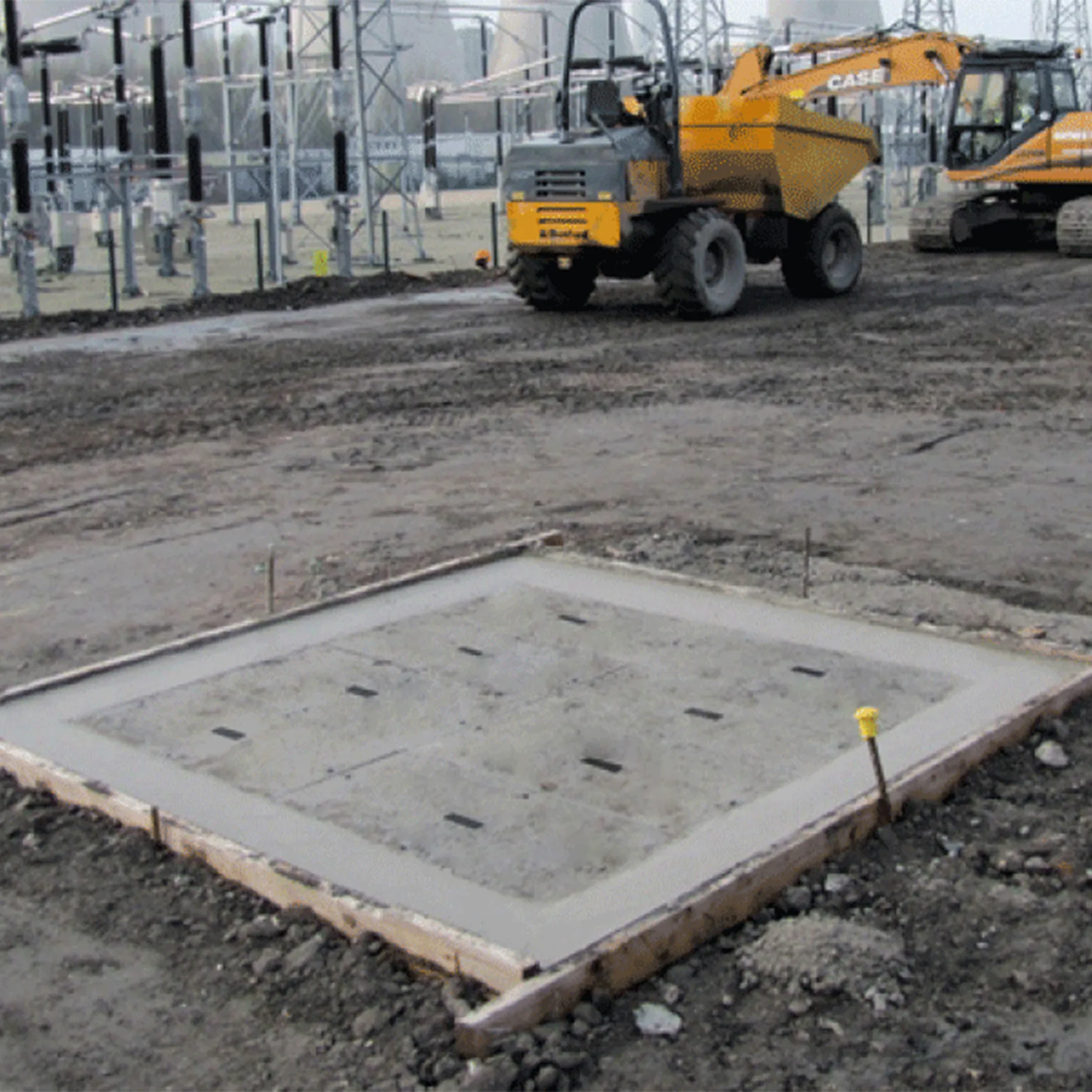 Beton-Füllabdeckungen vor Ort