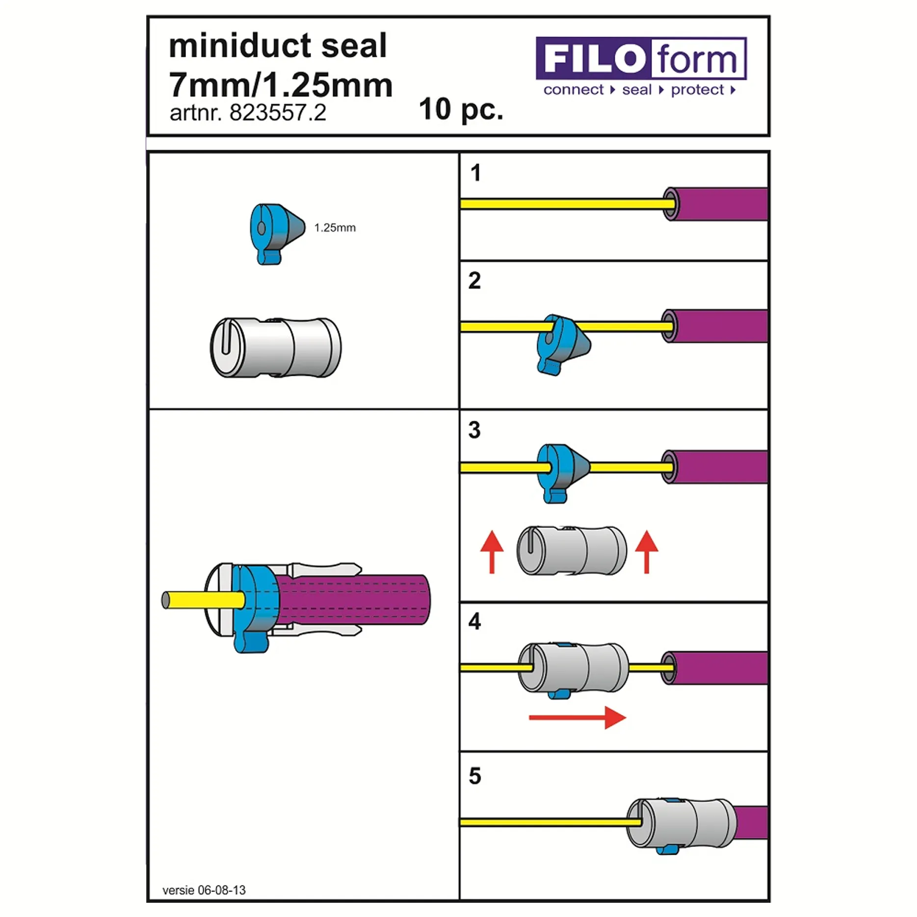 divisible duct seals instructions