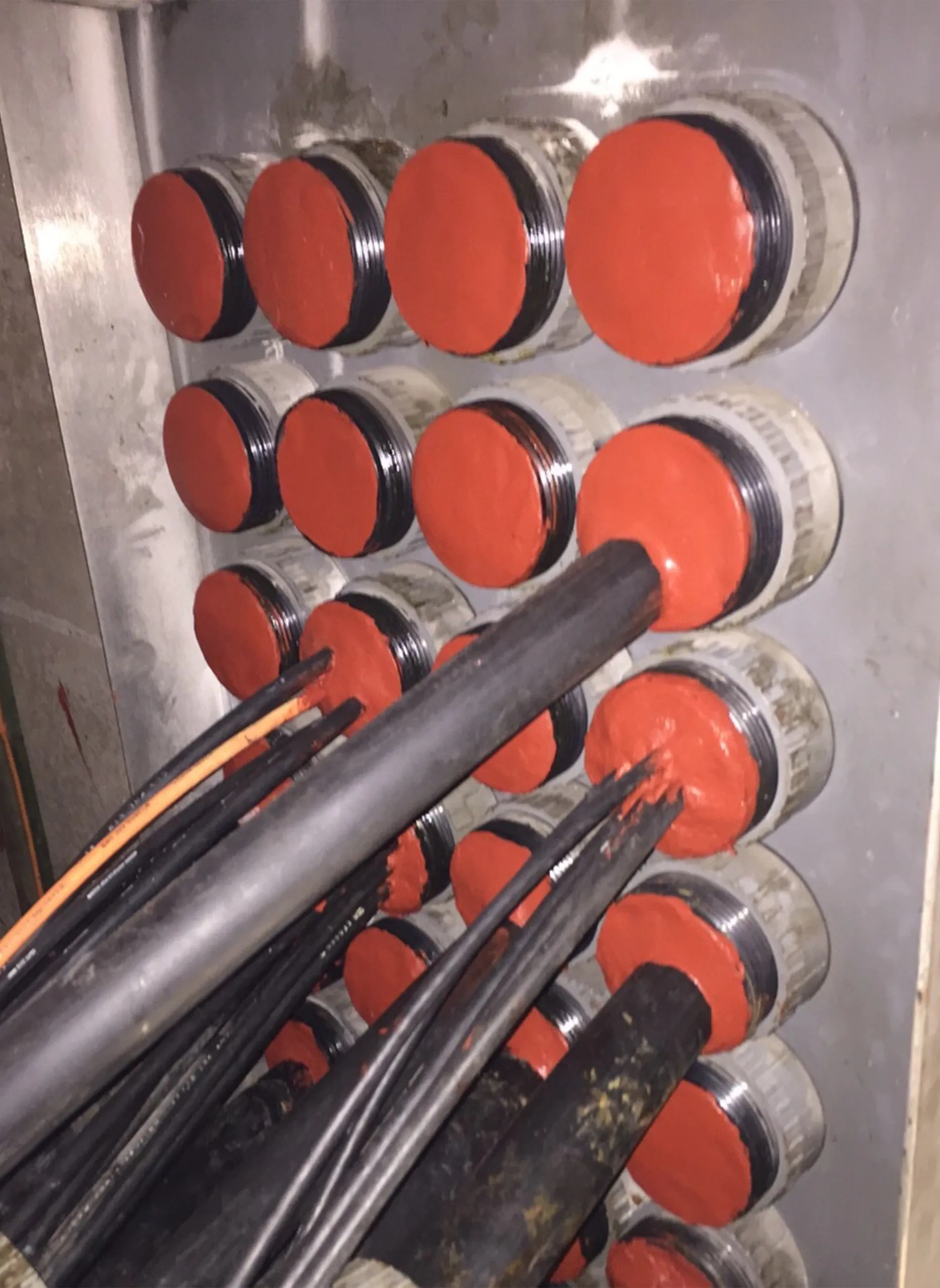 Mastic d'étanchéité Filoseal installé