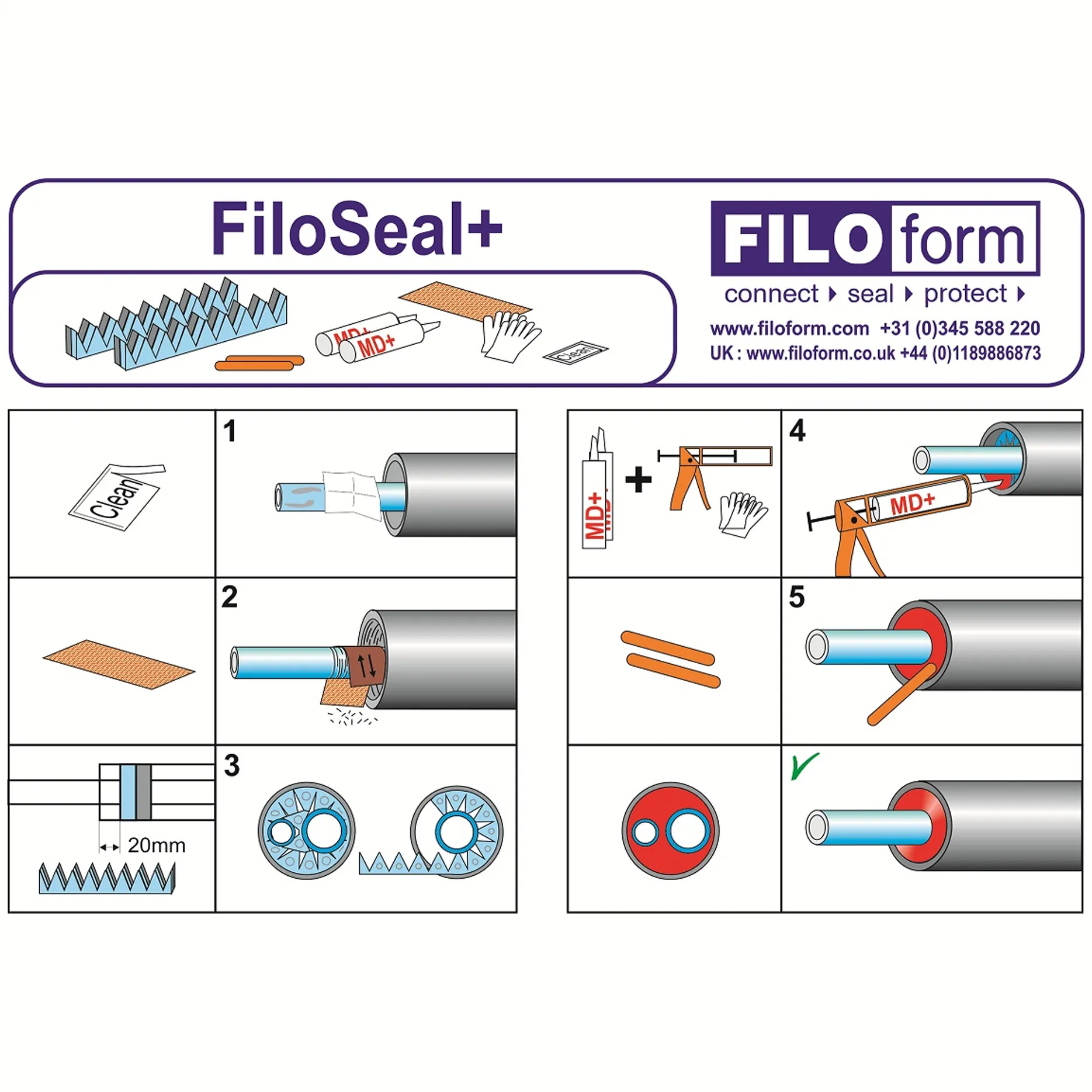 Schéma d'installation du Filoseal