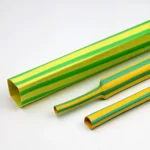 green and yellow thin wall shrink tubes