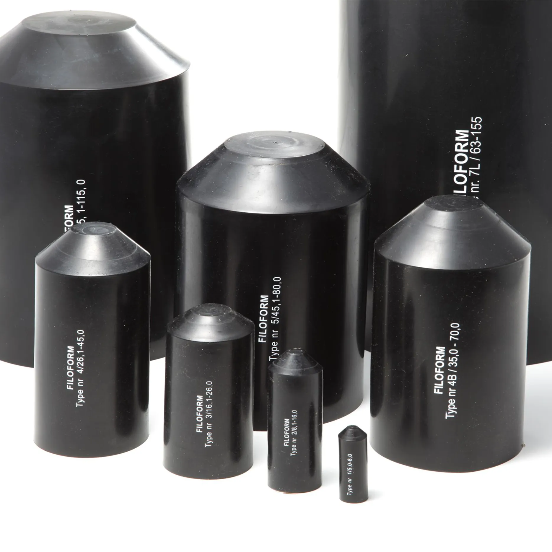 heatshrink end caps for indoor and outdoor