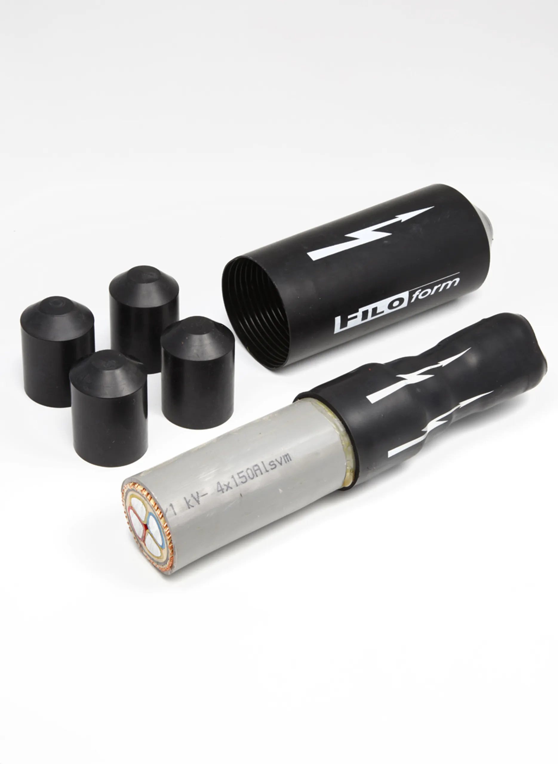 live end cap seals for heatshrink joints