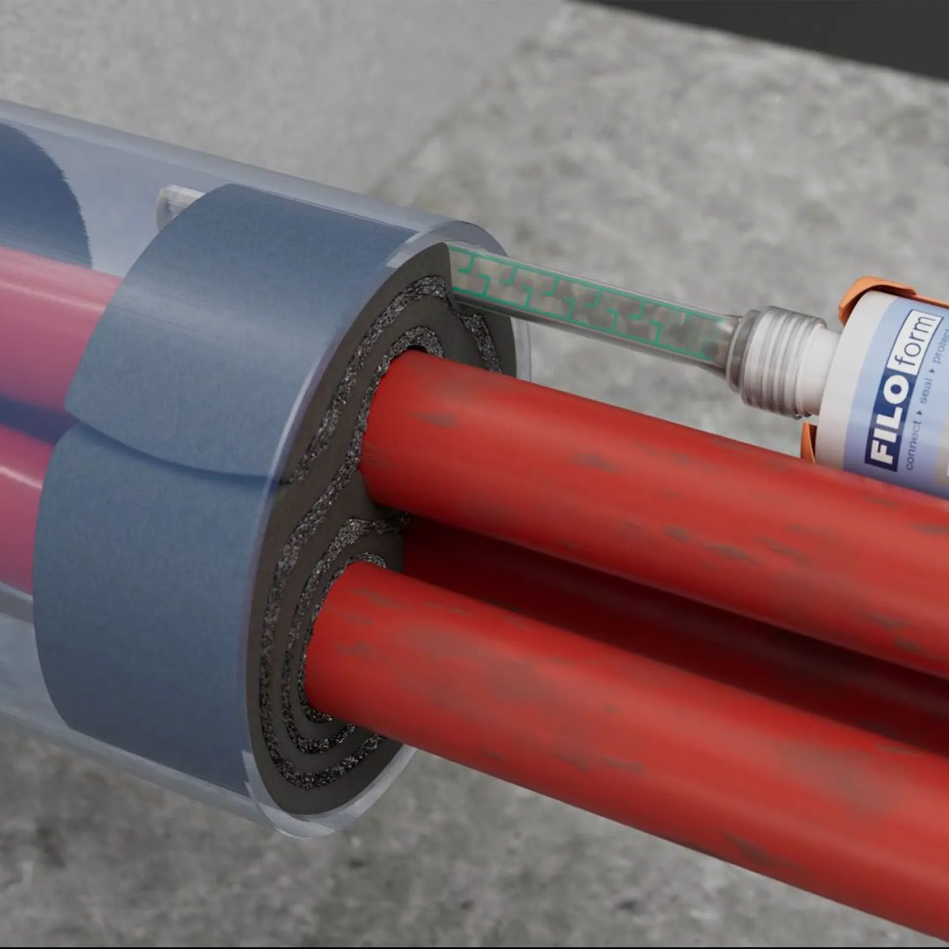 md5 duct sealing kit system