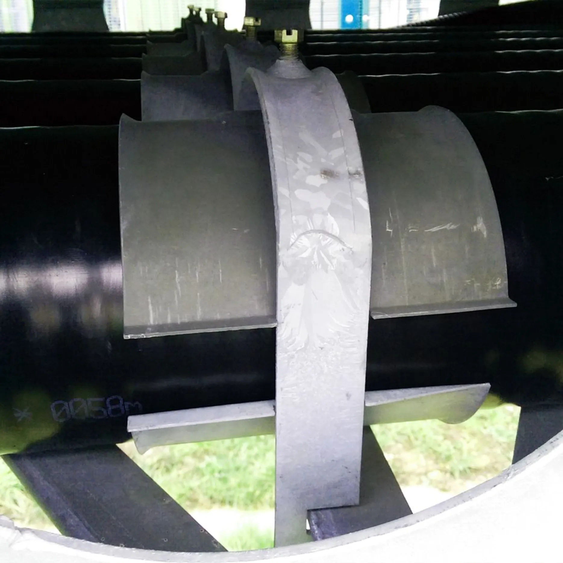 polcom single and double clamps for rail