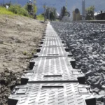 Railduct HDPE-geformte Kabelrinne im Einsatz auf Schienen