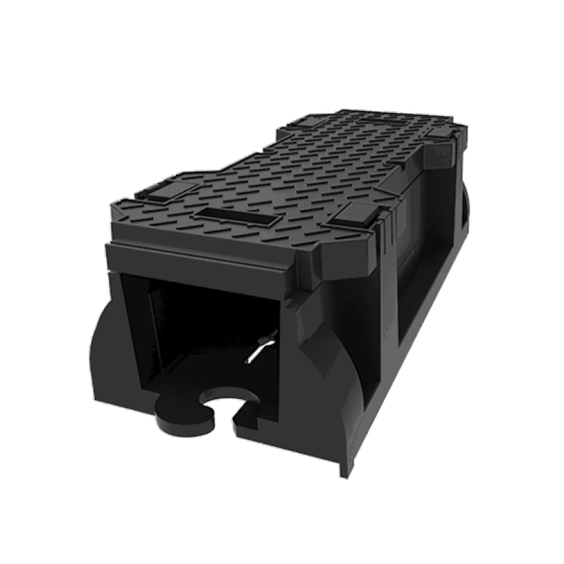 Railduct HDPE-geformte Kabelrinne, seitlich