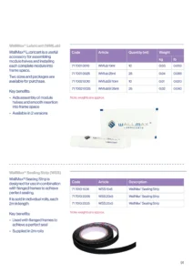 WallMax® Sealing Strips Technical Data Sheet (EN)