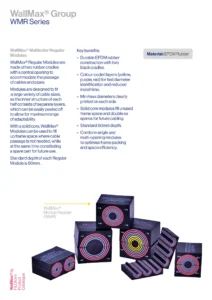 WallMax® Multicolour Regular Modules Technical Data Sheet (EN)