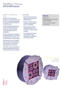 WallMax® Round Squared Frames Technical Data Sheet (EN)