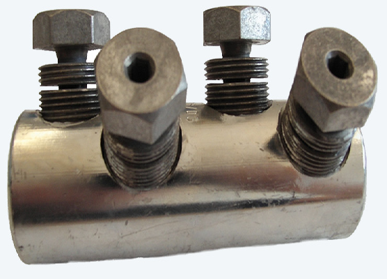 Schraubverbinder mit Trennwand und Abreißkopf