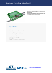 Smart-Joint Verbindung + Abzweigmuffe