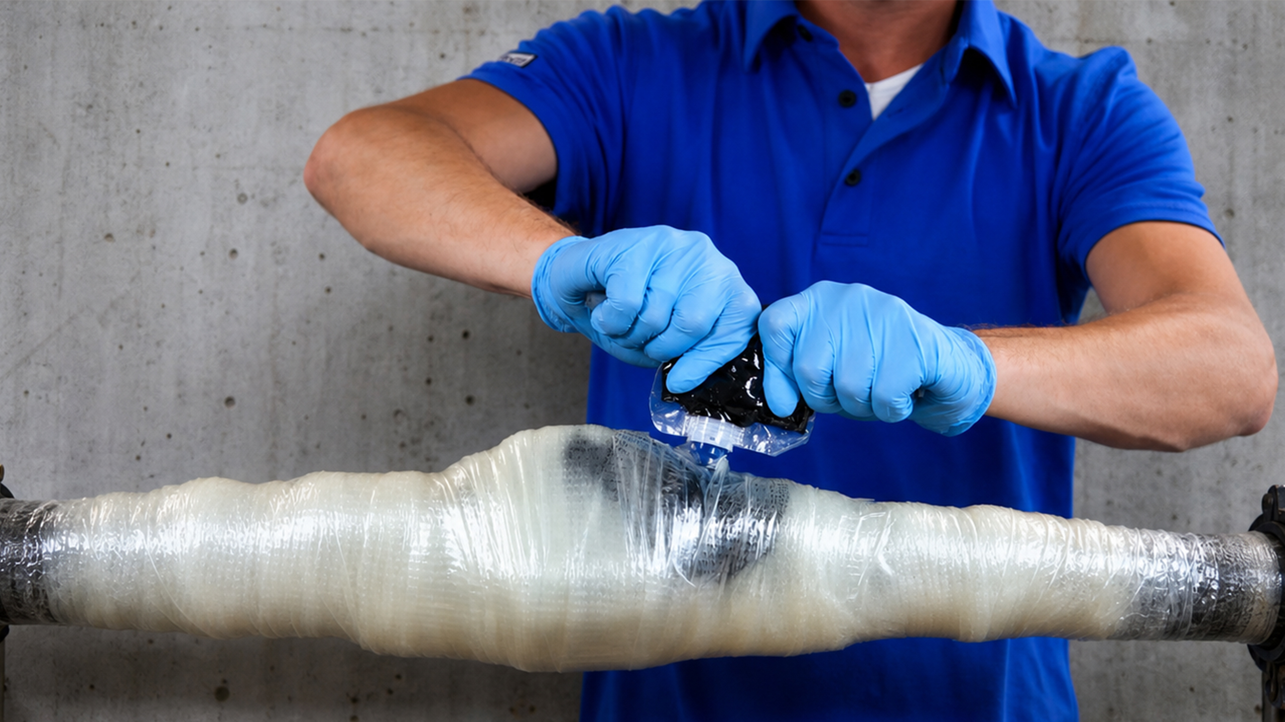 Resin cable joint