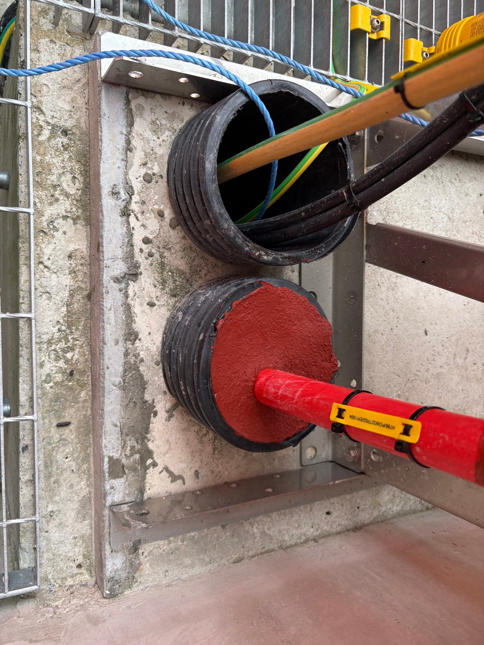 Sealing duct entries FILOseal - Sewage Treatment Works Duct Sealing