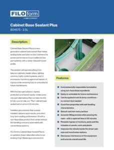 Cabinet Base Sealant Plus datasheet – EN