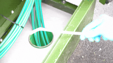 Cabinet Base Sealant Plus install gif