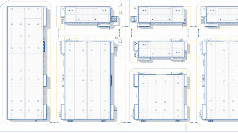 Data centre sealing header image site overhead