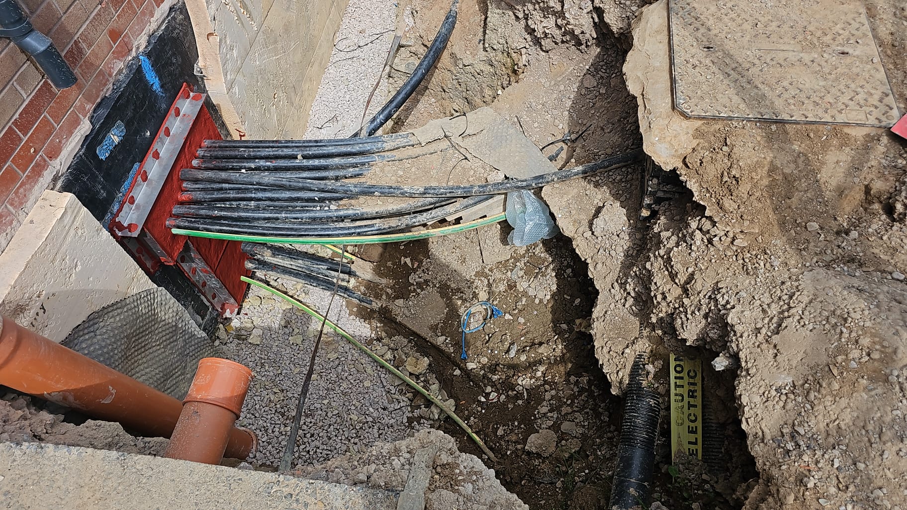 Llandudno case study bespoke cable entry sealing full shot