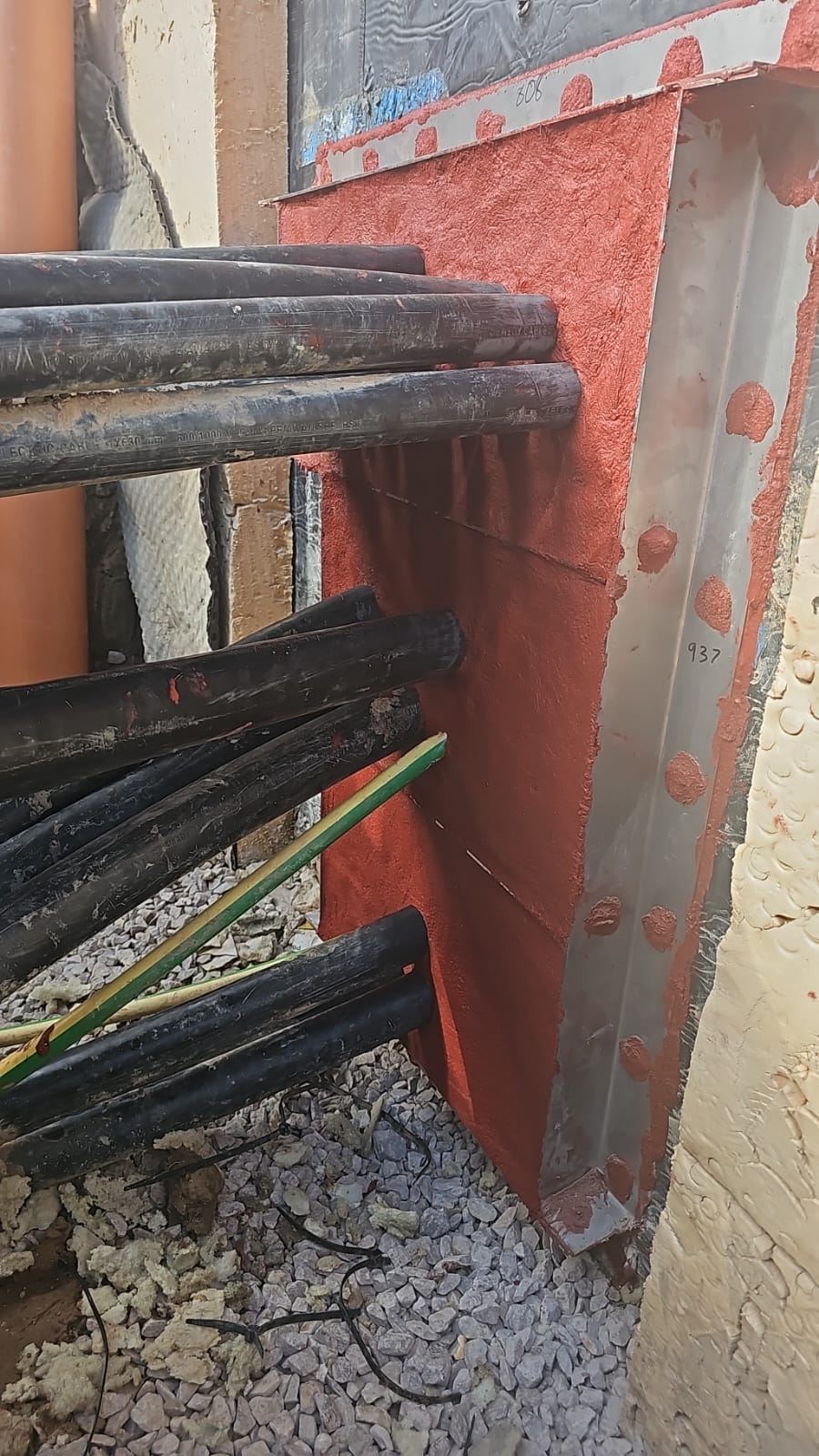 Llandudno case study bespoke cable entry sealing side view