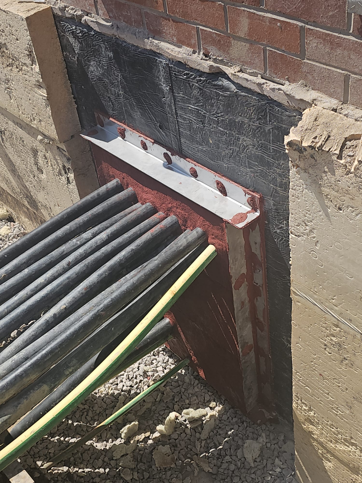Llandudno case study bespoke cable entry sealing top view