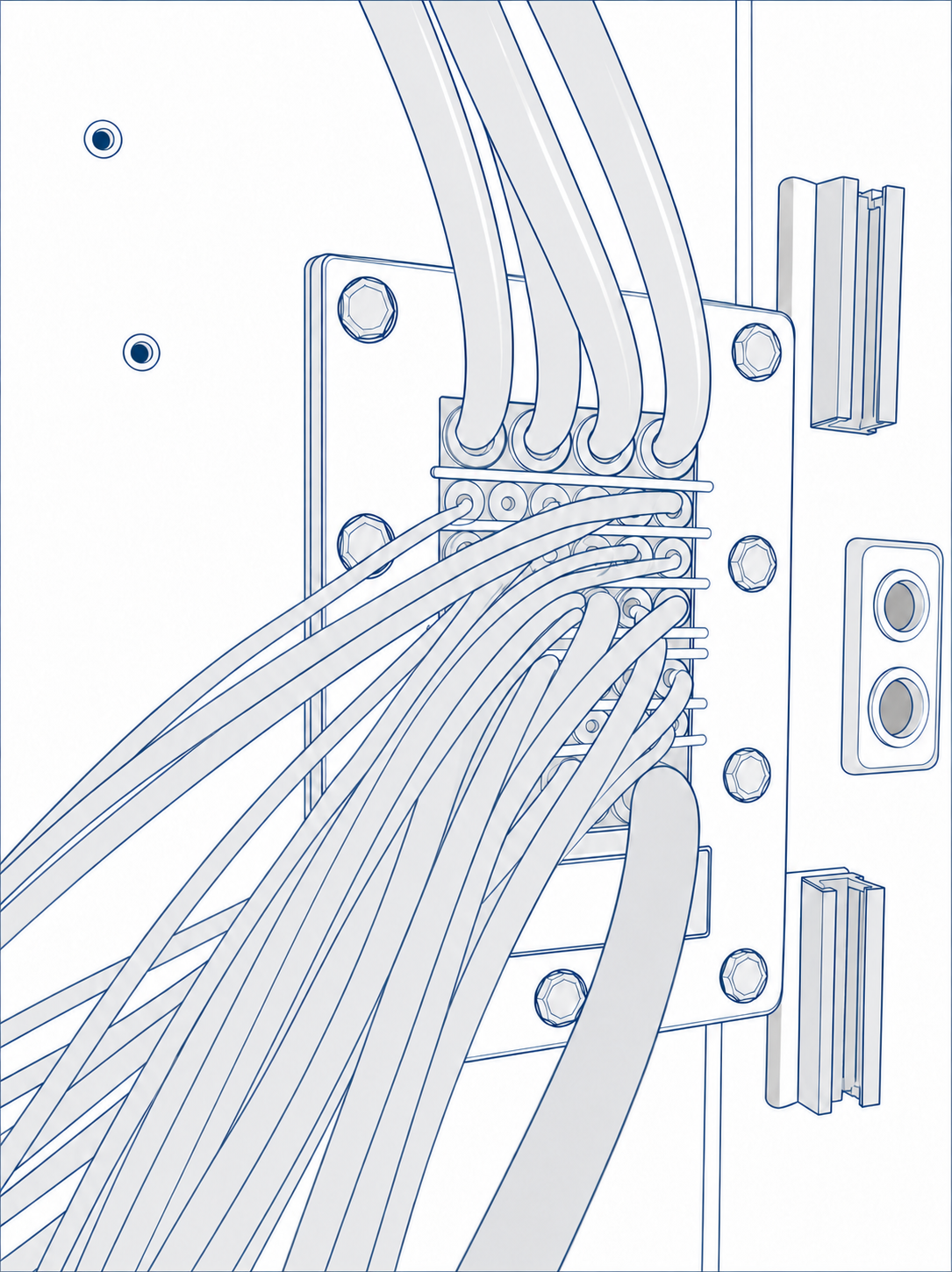 filoform technical drawing wallmax Internal penetrations