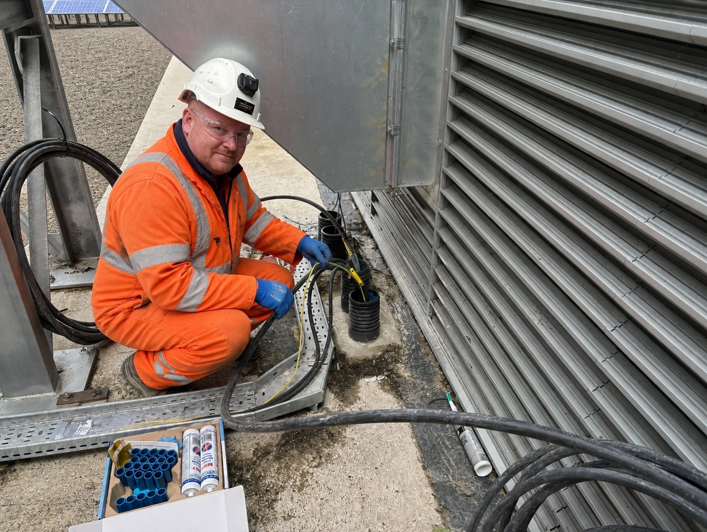 Fire rated cable sealing for solar substations jpg