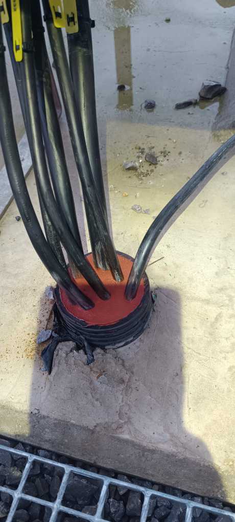 cable penetration sealing for utility infrastructure